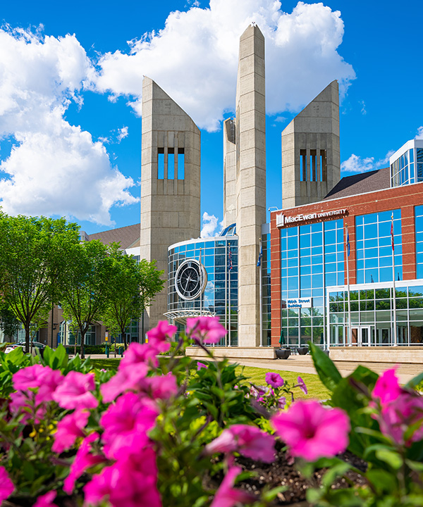 MacEwan exterior in summer