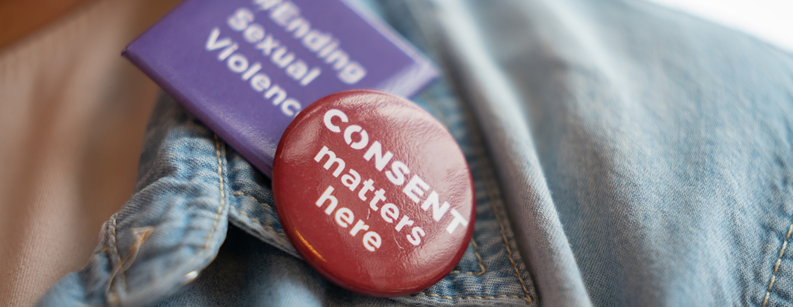 consent matters here pins on jean jacket